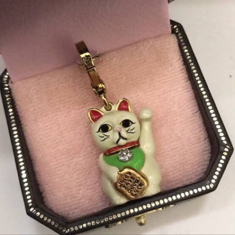🥡🐱Rare Juicy Couture LUCKY CAT🐈Charm